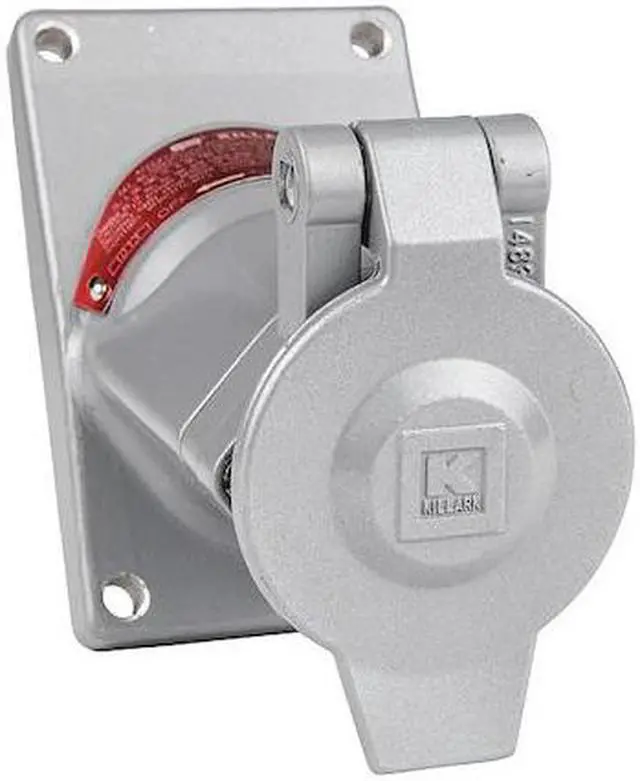 Alt view image 3 of 3 - KILLARK UGR0-20231QW Receptacle,120VAC,20A,7 NEMA Rating