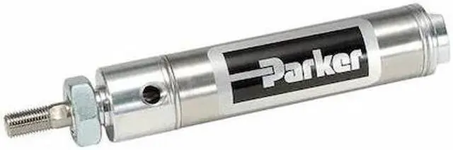 Main image of PARKER 0.44DSR01.50 Air Cylinder, 7/16 in Bore, 1 1/2 in Stroke, Round Body