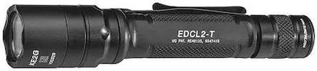 Alt view image 5 of 20 - SUREFIRE EDCL2-T Black Tactical Handheld Flashlight, CR123A, 1200/5lm