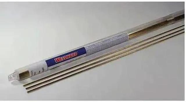 Main image of WESTWARD 41R229 Brazing Alloy,RBCuZn-C X,1/8 In,1 lb.