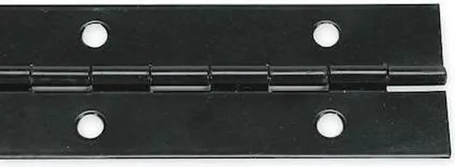 Main image of ZORO SELECT 1CBD3 3/4 in W x 48 in H Black Continuous Hinge