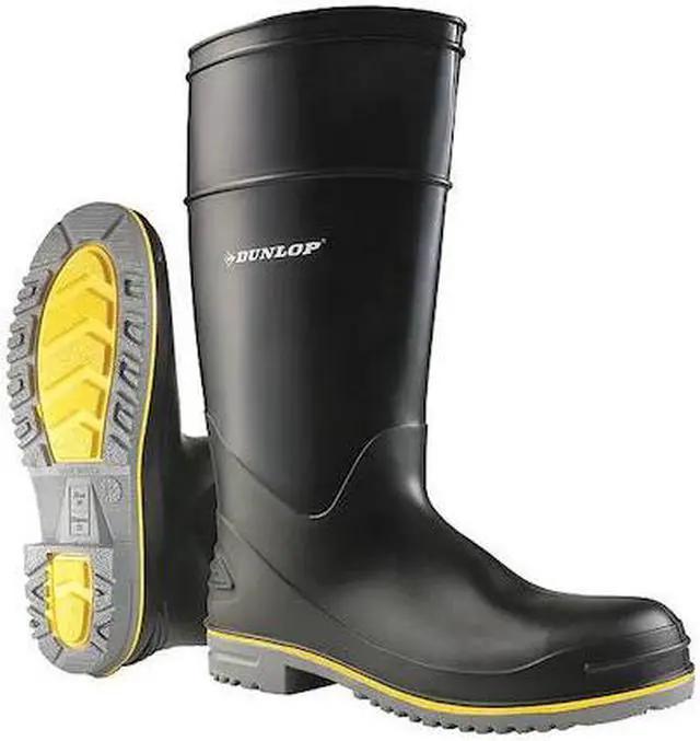 Main image of DUNLOP 8990400 Dunlop, Men's Rubber Boot, Plain Toe, D, Polyblend PVC with