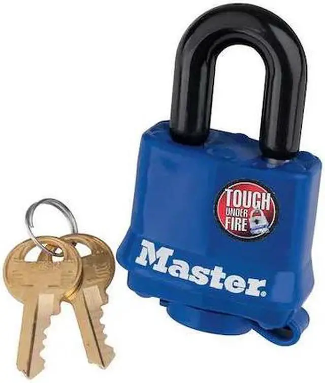 Alt view image 2 of 6 - MASTER LOCK 312KA-0702 Padlock, Keyed Alike, Standard Shackle, Rectangular