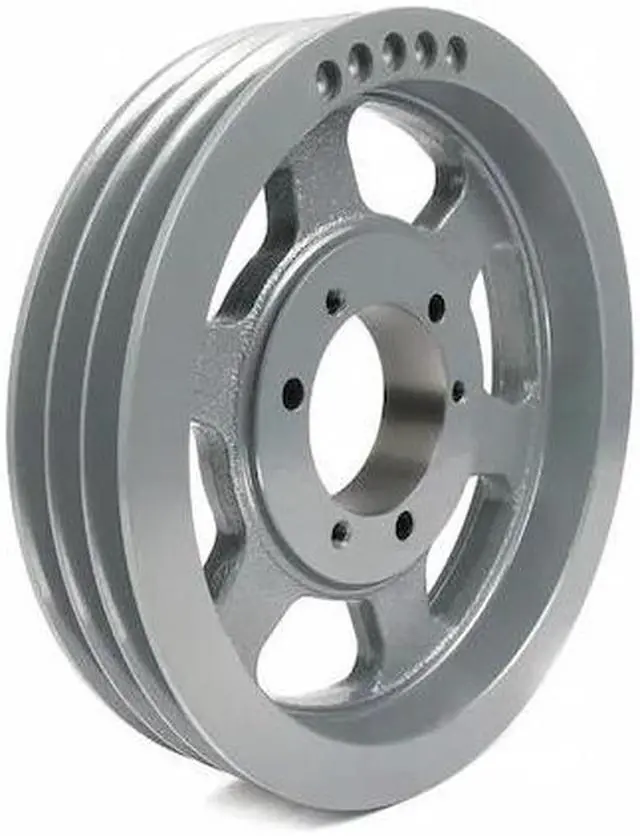 Alt view image 2 of 2 - TB WOOD'S 3V1063 1/2" to 2-1/2" Quick Detachable Bushed Bore 3 Groove 10.60" OD