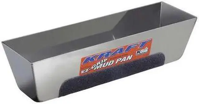 Alt view image 3 of 3 - Mud Pan,EZ-Grip,12in.,Rounded Corners KRAFT TOOL DW725