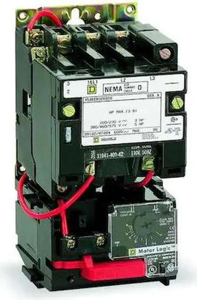 Alt view image 3 of 3 - SQUARE D 8536SDO1V06H30 NEMA Magnetic Motor Starter, Non-Reversing, 1NO, 480V