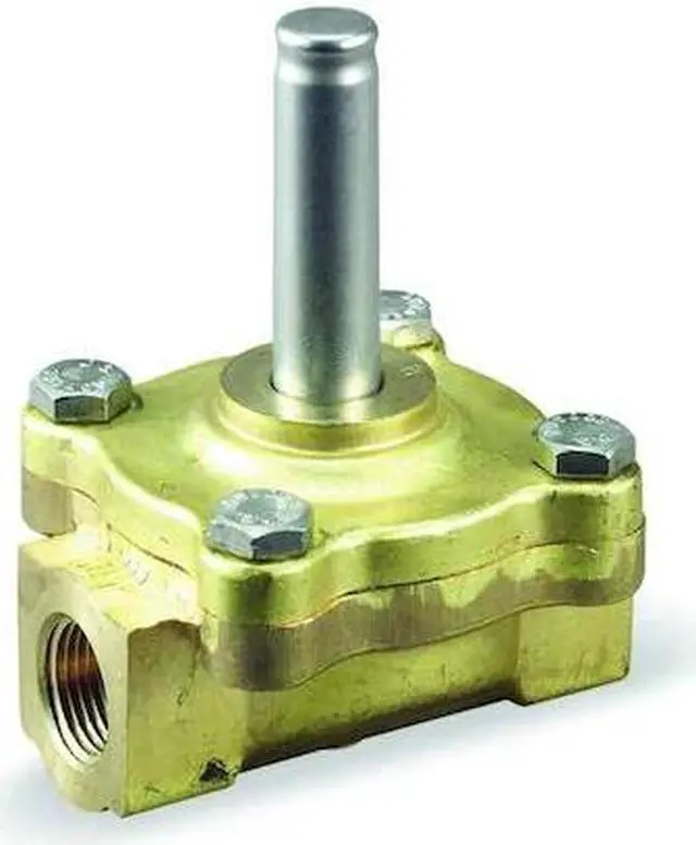 Alt view image 2 of 3 - DAYTON 007132 Brass Steam Solenoid Valve Less Coil, Normally Closed, 1/2 in