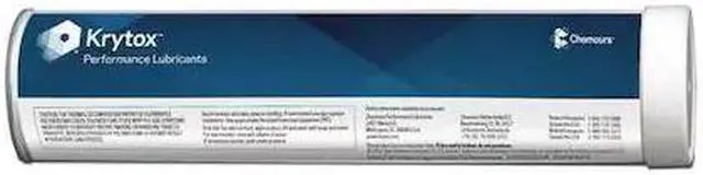 Main image of KRYTOX GPL-225 0.8kg White Moisture-Resistant Bearing Grease Cartridge