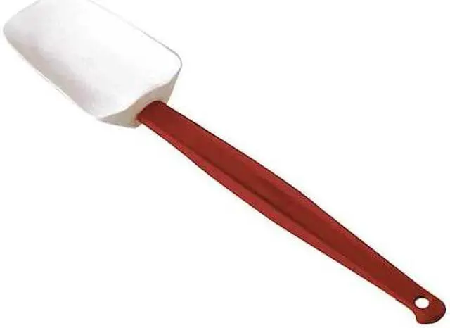 Alt view image 6 of 11 - Red/White Rubbermaid Commercial Products FG196700RED 13 1/2-Inch High Heat Spoon Scraper