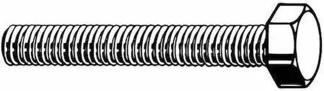 Alt view image 2 of 2 - FABORY N04100.100.0200 1"-8 Grade 8 Hex Head Cap Screw, Steel, PK 5
