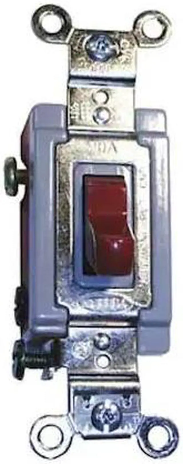 Alt view image 3 of 3 - HUBBELL WIRING DEVICE-KELLEMS HBL1556R Wall Switch,120/277V,15A,3-Position