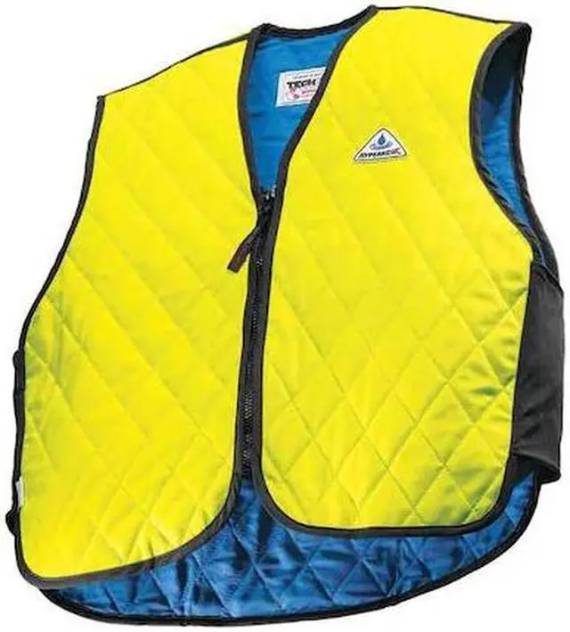 Alt view image 3 of 3 - TECHNICHE 6529-LIMHIVIZS Small Cooling Vest, Hi-Vis Lime