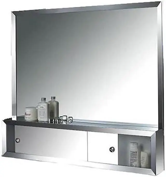 Main image of KETCHAM 2432CB 24" x 32" Surface Mounted SS Framed Cosmetic Box with Mirror