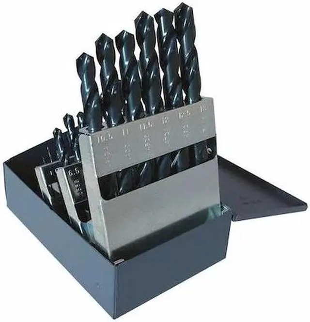 Main image of CLEVELAND C71000 25PC CLE-MAX Jobber Length Drill Set Cleveland 2001G Steam