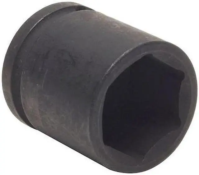 Main image of WESTWARD 5DFP7 WESTWARD 1/2 in Drive Impact Socket Standard Socket, Black