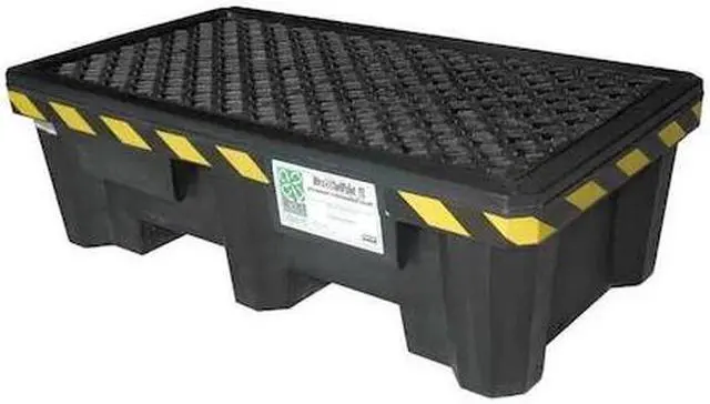 Main image of ULTRATECH 2504 Spill Pallet, 66 gal Spill Capacity, 2 Drums, 1,500 lb Load