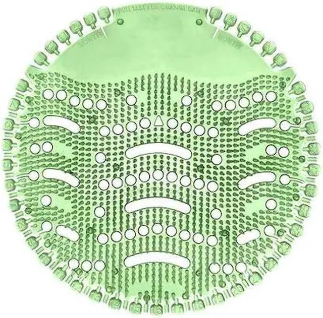 Alt view image 2 of 2 - TOUGH GUY 6JJZ5 Urinal Screen,Wave,Cucumber Melon,PK10