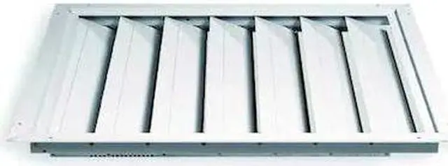 Main image of DAYTON 3HHR5 36 in Manual Damper, 33 in x 38 in, Aluminum