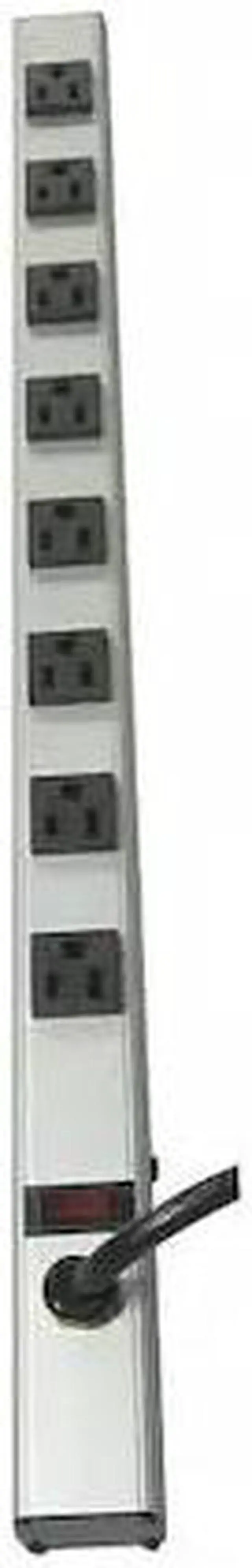 Main image of POWER FIRST 52NY32 Outlet Strip,6 ft.,8 Outlets,Aluminum