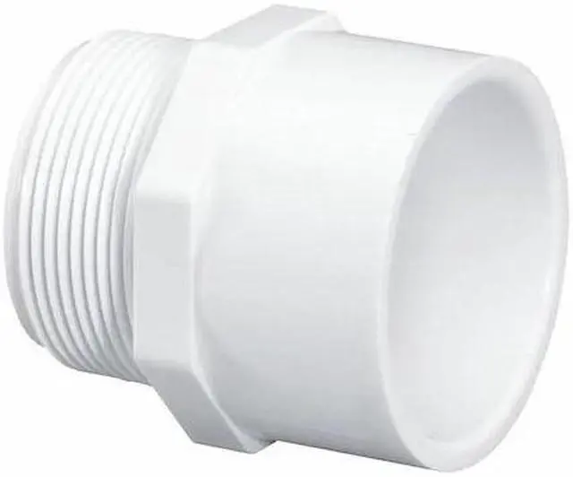 Main image of ZORO SELECT 436015 PVC Male Adapter, MNPT x Socket, 1-1/2 in Pipe Size