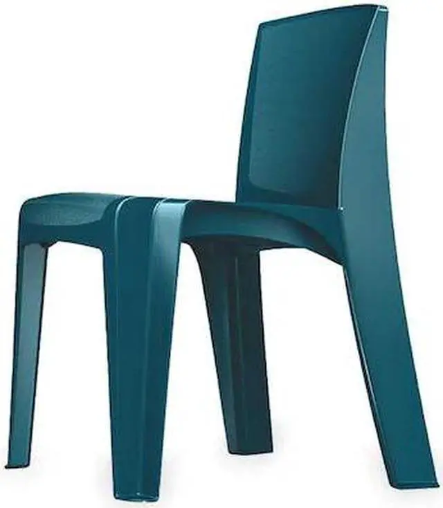 Main image of CORTECH 86484-SB Stacking Chair, RazorBack Series, Polypropylene Slate Blue