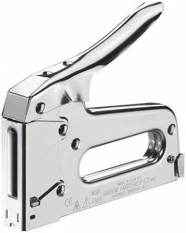 Alt view image 7 of 13 - ARROW T50 Staple Gun,Flat Crown,Use T50 Staples