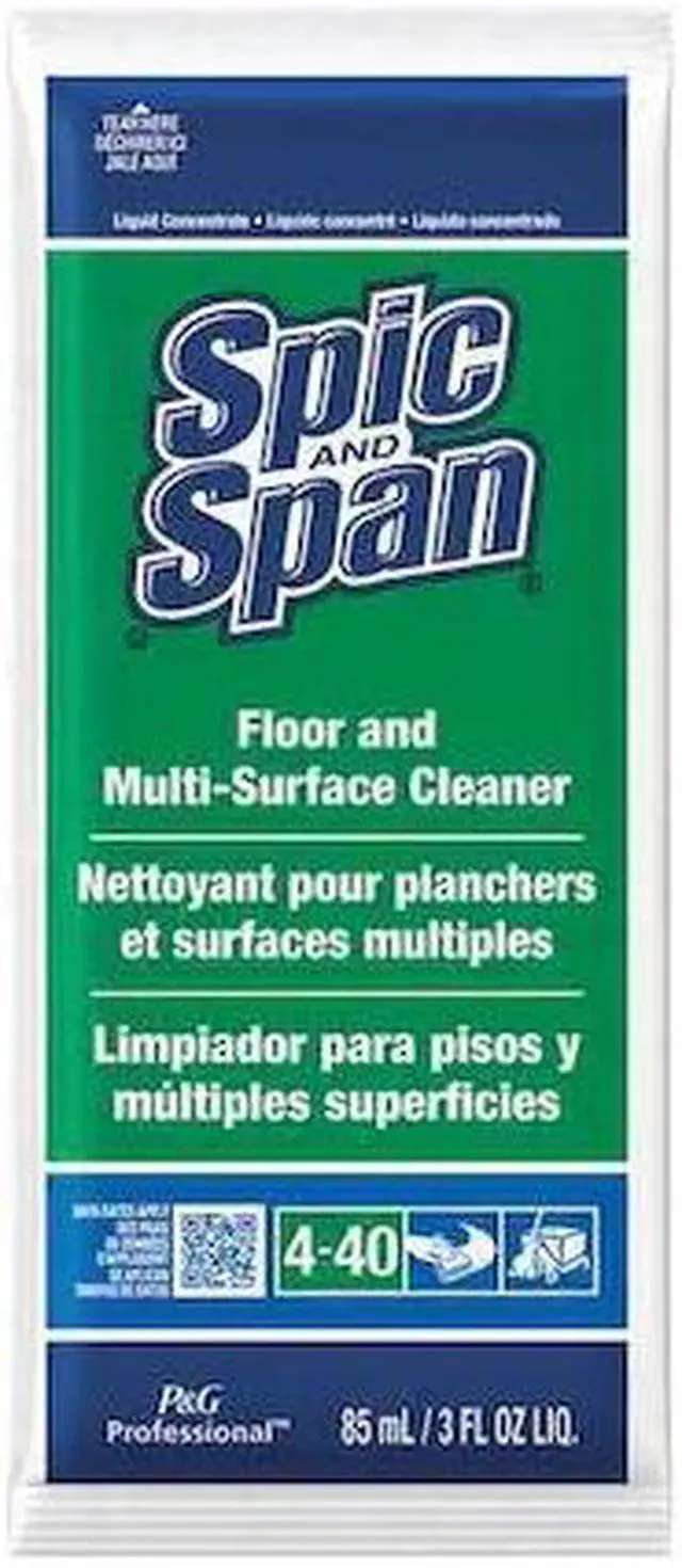 Alt view image 6 of 10 - Spic and Span PAG02011 Liquid Floor Cleaner 3 oz. Packet 45 Count