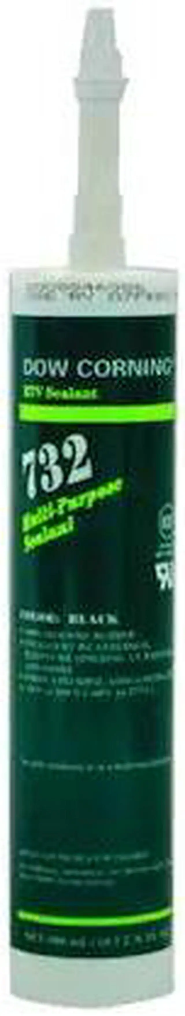 Alt view image 2 of 2 - Dow Corning Black Sealant, Silicone, 10.1 oz. 10.1 oz. Black   1892011