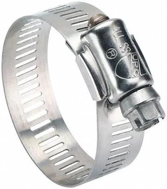Alt view image 2 of 3 - Hose Clamp, SS, Minimum Diameter 3/4, SAE 20, PK10