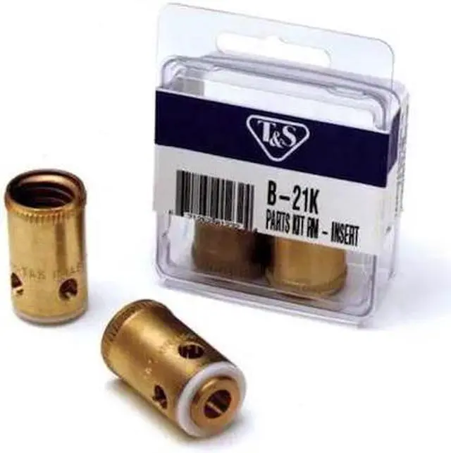 Alt view image 2 of 3 - T&S BRASS B-21K Spindle Kit, Incl LH/RH Inserts, Gaskets