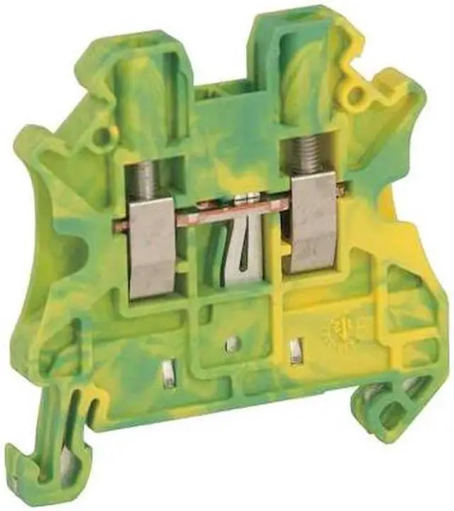 Alt view image 3 of 3 - SCHNEIDER ELECTRIC NSYTRV22PE Terminal Block, Grounding, 1 Pole, 12 AWG, Screw