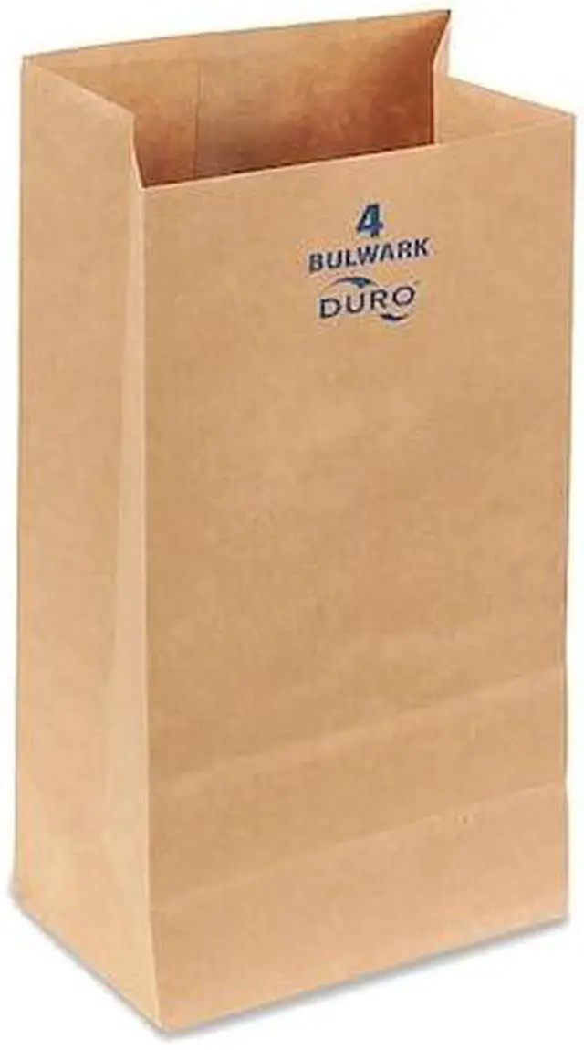 Main image of DURO BAG 71004 Grocery Bag,Brn,9-3/4" L,5" W,PK400