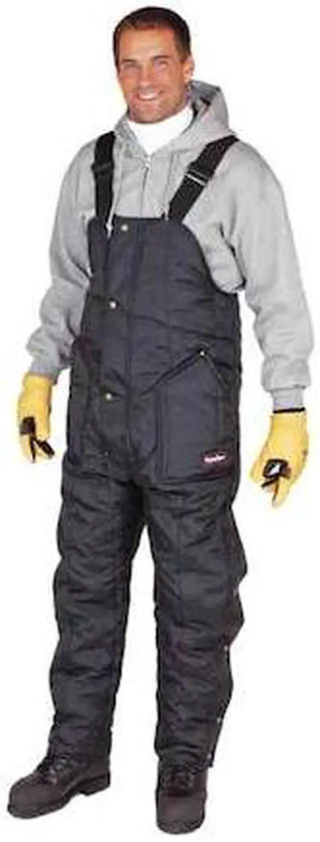 Main image of REFRIGIWEAR 0385TNAVLAR 0385 Insulated Bib Overalls, Nylon, 6 oz Fabric Weight,