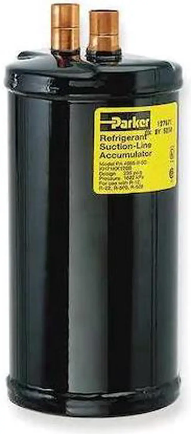 Alt view image 2 of 2 - PARKER VA356S Suction Line Accumulator,Dia 3 x H 15 In
