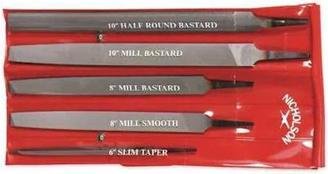 Main image of NICHOLSON 22040NNN 5 Piece 6", 8"& 10" General Purpose File Set