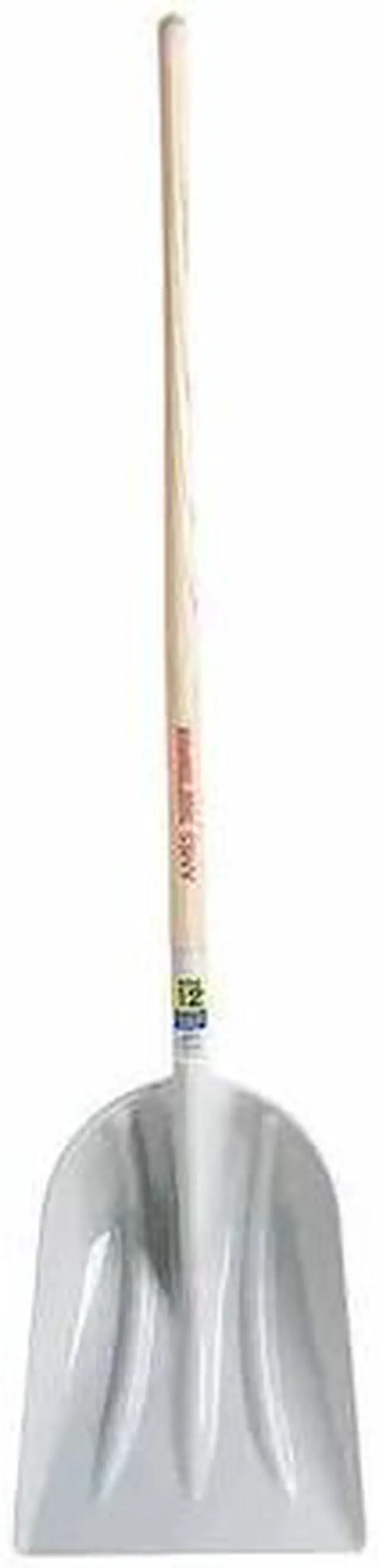 Alt view image 2 of 2 - TRUE TEMPER 1680100GR No. 10 Grain Scoop, Plastic Blade, 48 in L, Wood Handle