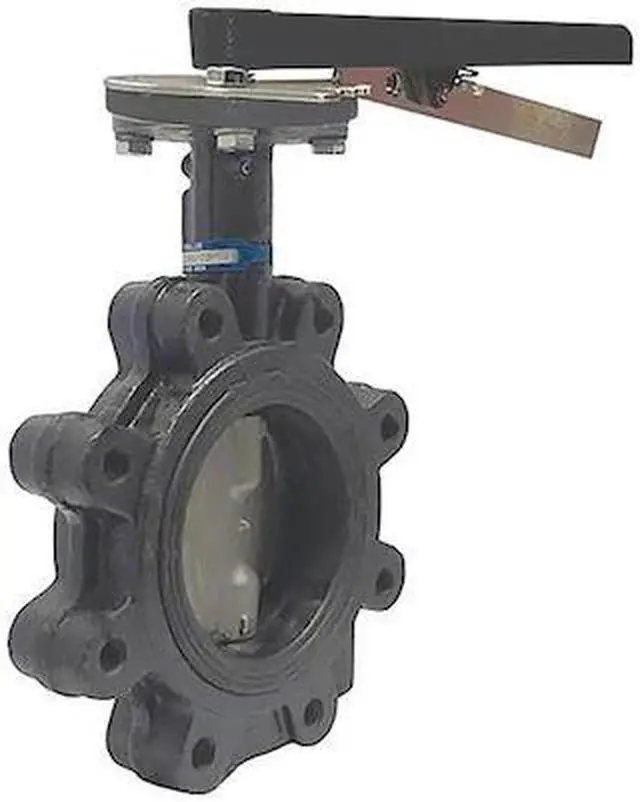 Main image of MILWAUKEE VALVE ML222V 6 Butterfly Valve,Lug,6 In,CI,Viton Liner