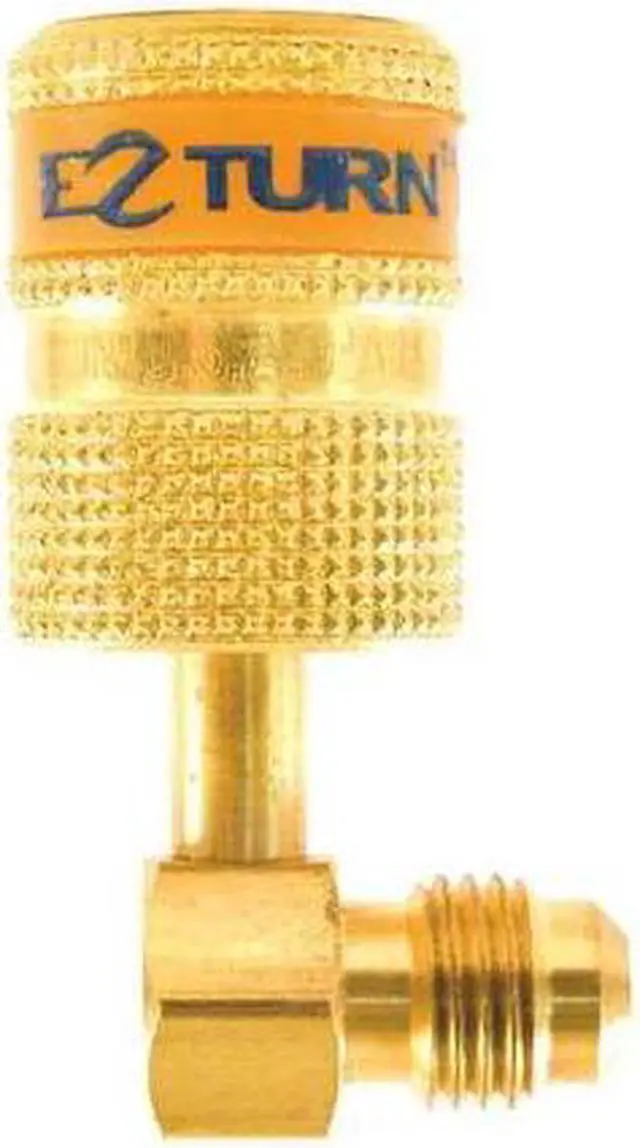 Alt view image 3 of 3 - UNIWELD EZAB90 Anti-Blowback Hose Adaptor,Gold,1-1/4" L