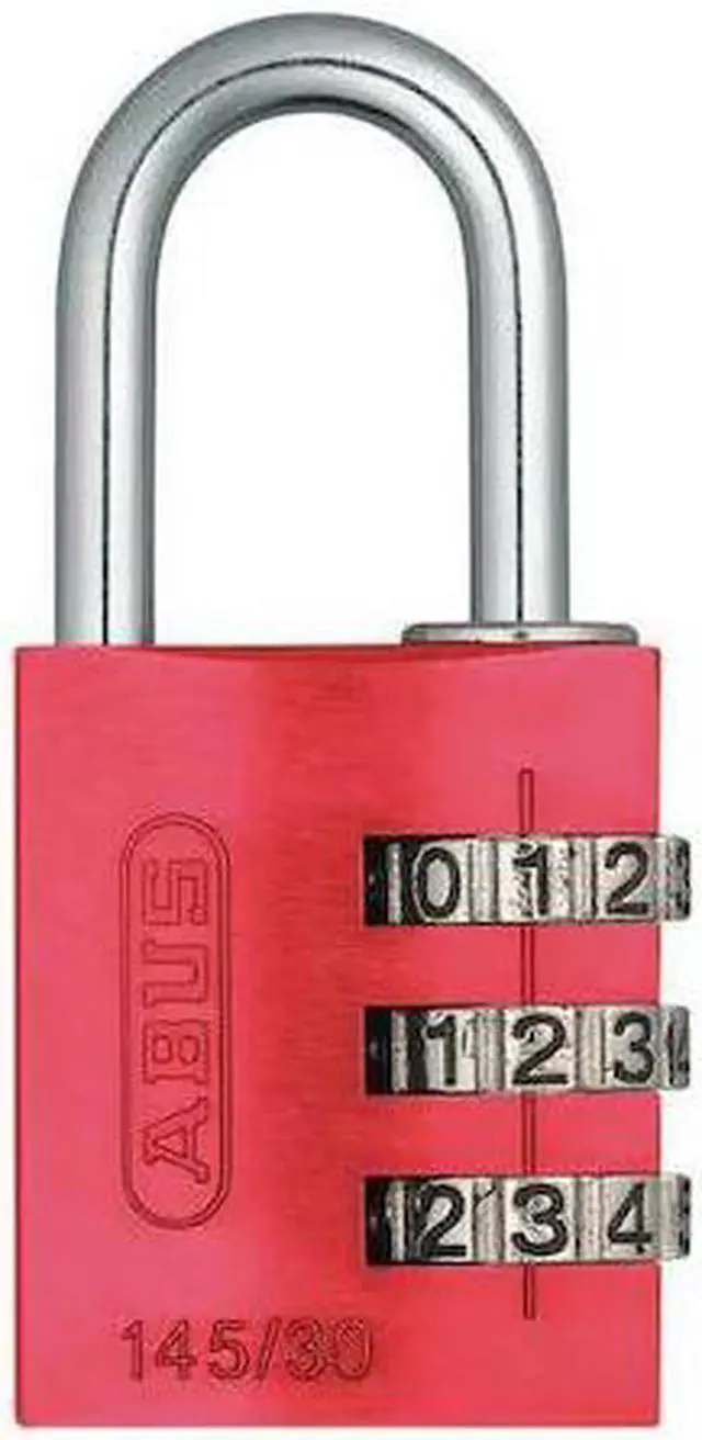 Alt view image 2 of 2 - Abus Combination Padlock, Resettable Side-Dial Location, 1" Shackle Height