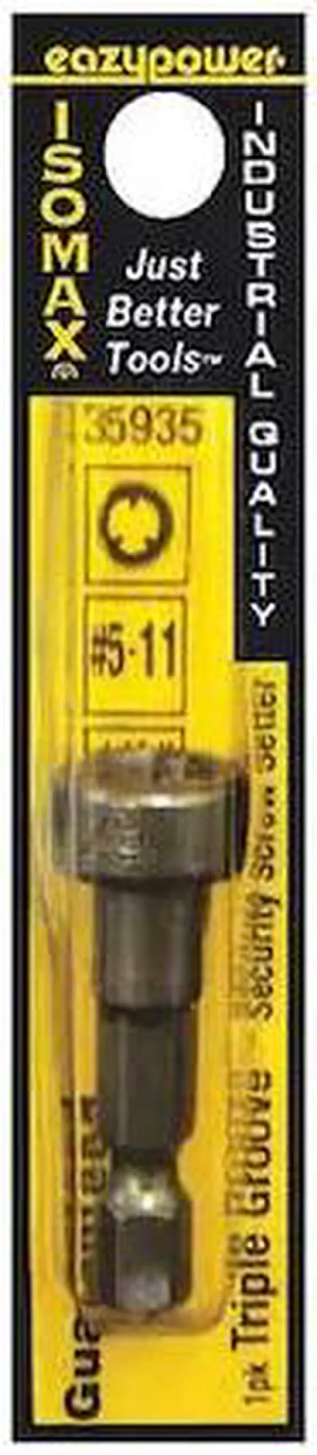 Alt view image 2 of 2 - ZORO SELECT 35935 Triple Groove Security Bit,SAE,1/4"