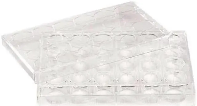 Alt view image 3 of 3 - ZORO SELECT 667123 24 Well Tissue Culture Plate w/Lid,PK50 (Formerly Lab Safety