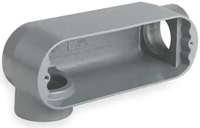 Main image of HUBBELL KILLARK OLR-5M Conduit Outlet Body,Iron,LR,1-1/2 In.