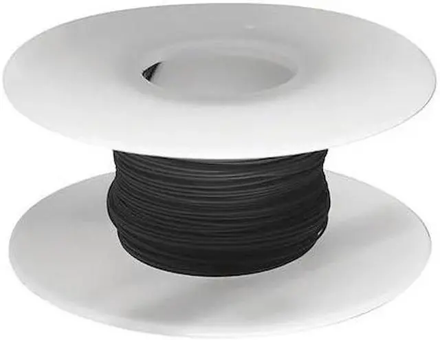 Alt view image 2 of 2 - OK INDUSTRIES R28BLK-0100 Spooled Wrapping Wire, 28 AWG, Black, Kynar(R), 100 ft