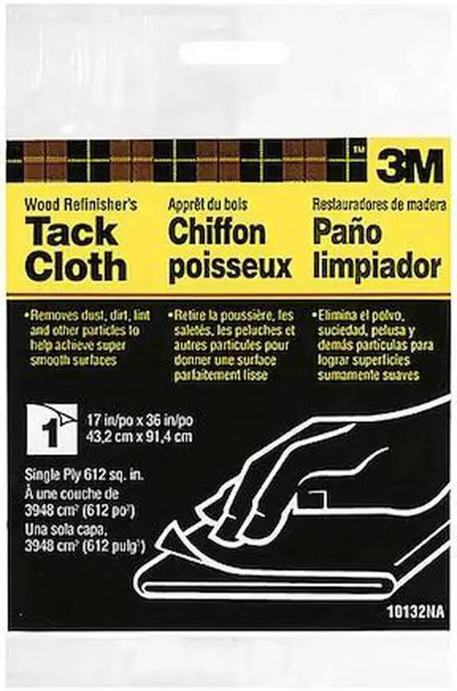 Alt view image 12 of 13 - Wood Refinisher Tack Cloth 3M Tack Cloth 10132 051111101322