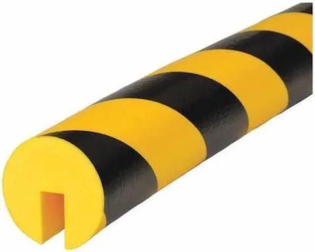 Main image of KNUFFI BY IRONGUARD SAFETY 60-6889 Edge Guard,Rounded,Black/Yellow