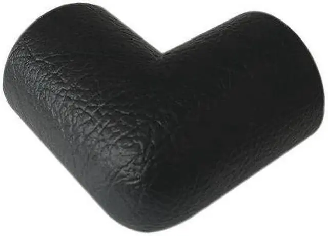 Main image of ZORO SELECT 31CA22 Corner Guard, Black, 2-1/2"W X 2-1/2"H