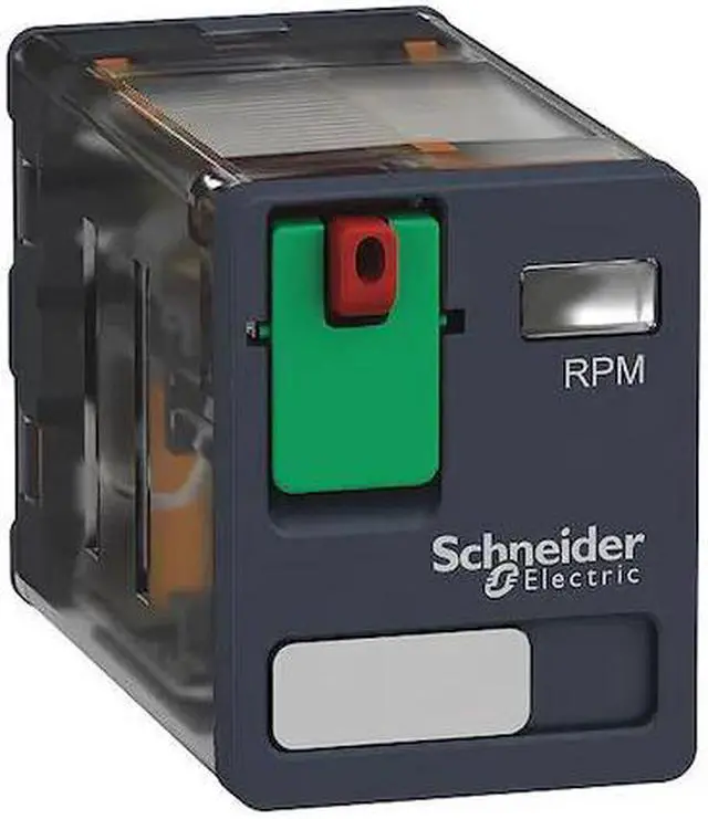 Alt view image 2 of 2 - SCHNEIDER ELECTRIC RPM21F7 General Purpose Relay, 120V AC Coil Volts, Square, 8