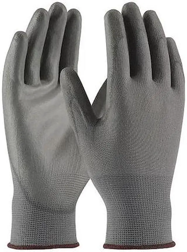 Main image of PIP 33-G115 Coated Gloves, Polyurethane, Smooth, Palm, 2 Abrasion Level, Gray,