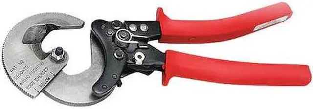 Main image of BURNDY RCC600E 10" Ratchet Action Cable Cutter, Center Cut