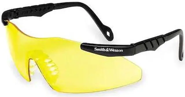 Alt view image 2 of 10 - SMITH & WESSON 19826 Magnum 3G, Safety Glasses Anti-Scratch, Amber Lens,